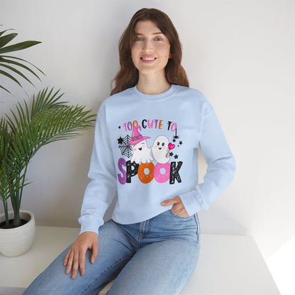 Too Cute to Spook Halloween Sweatshirt