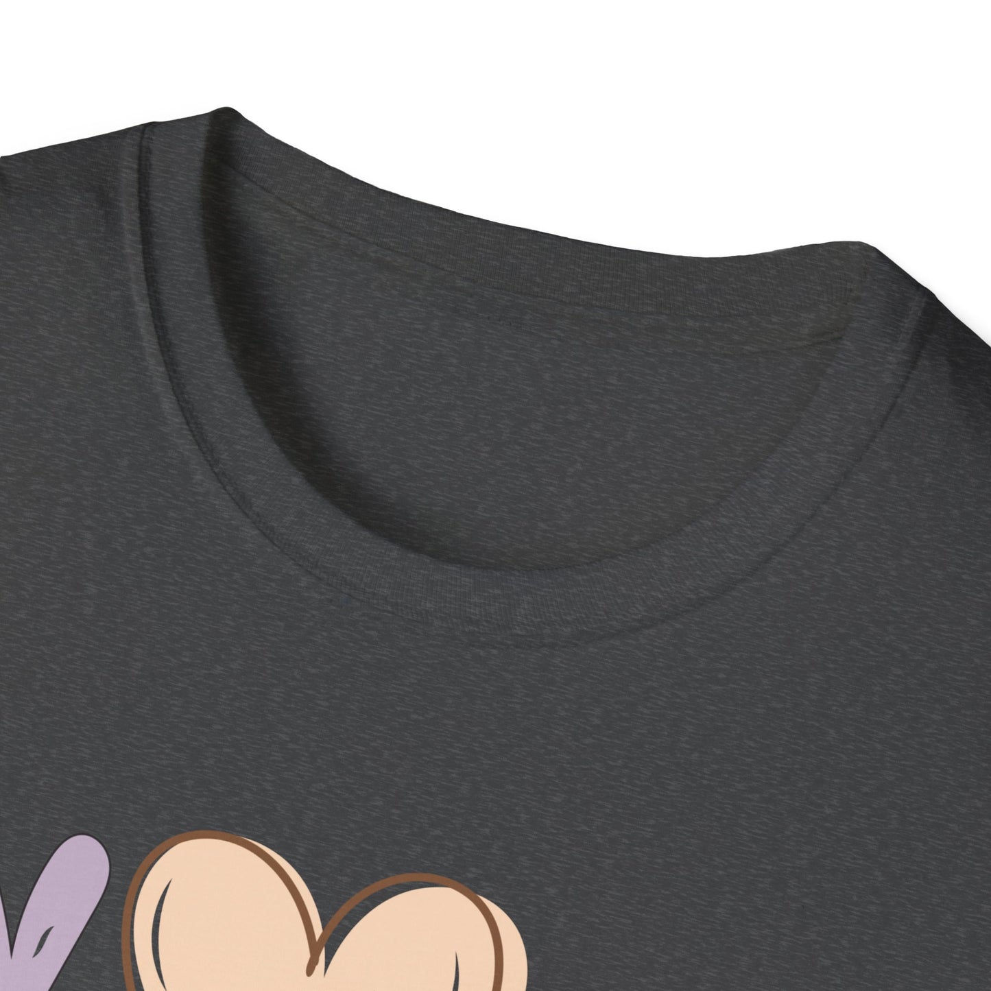 Peace Love Books Softstyle T-Shirt