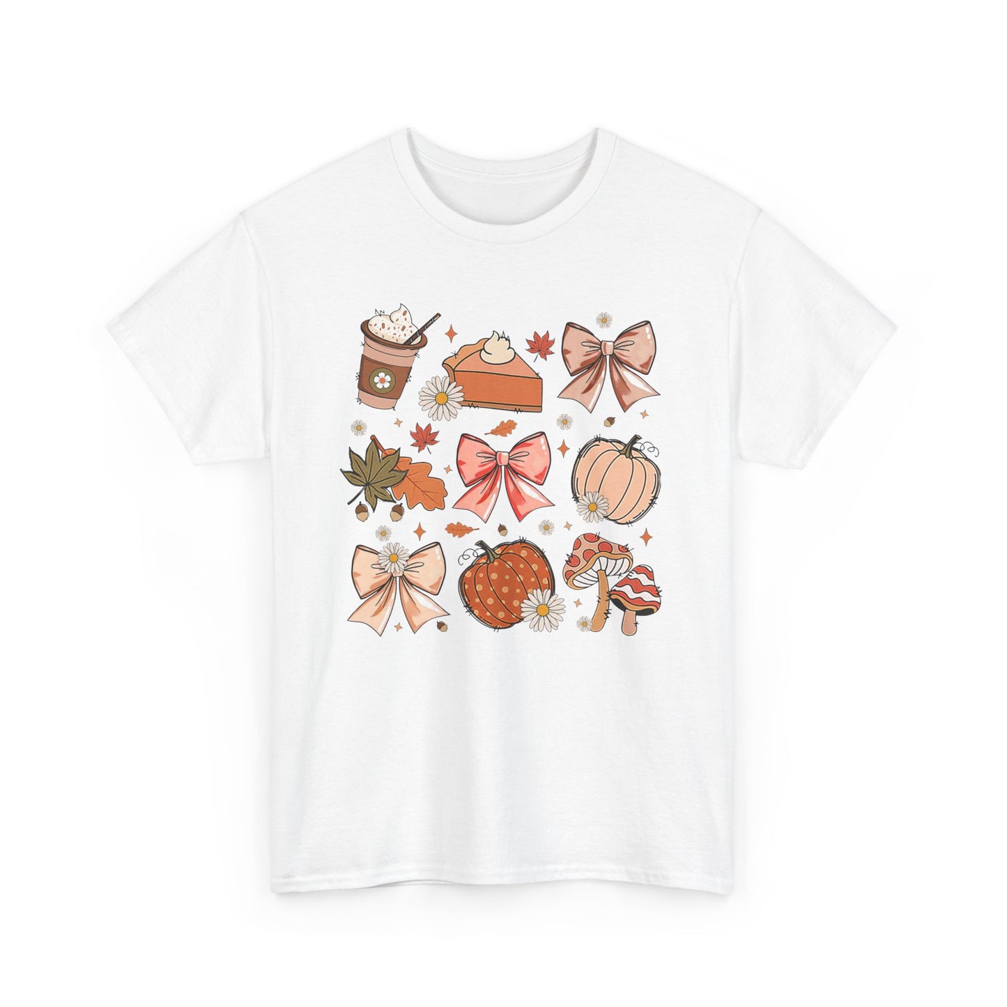 Fall Vibes Coquette Unisex Heavy Cotton T-Shirt