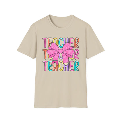 Coquette Teacher Unisex Softstyle T-Shirt