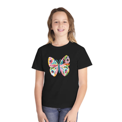 Youth Watercolor Butterfly Graphic Tee