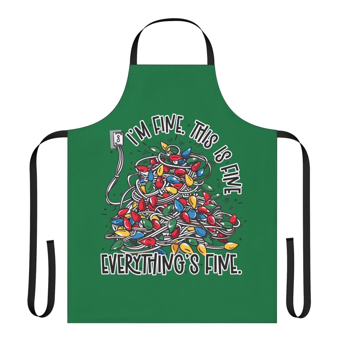 Everything's Fine Christmas Apron