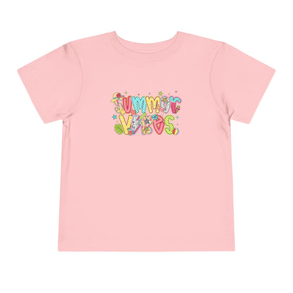 Summer Vibes Colorful Toddler Tee