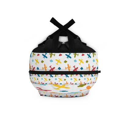 Kids' Airplane Print Backpack