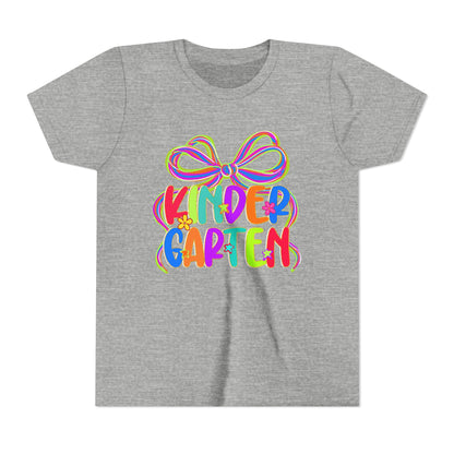 Neon Kindergarten Back to School Tee