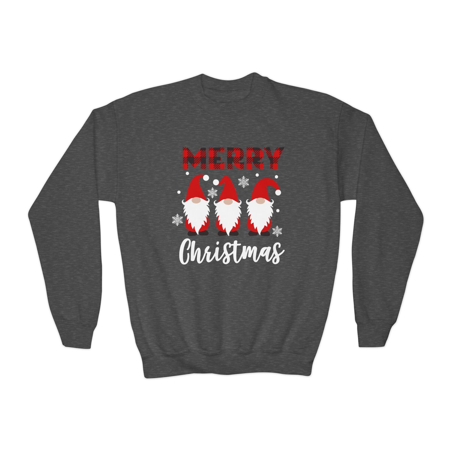 Merry Gnome Christmas Youth Sweatshirt