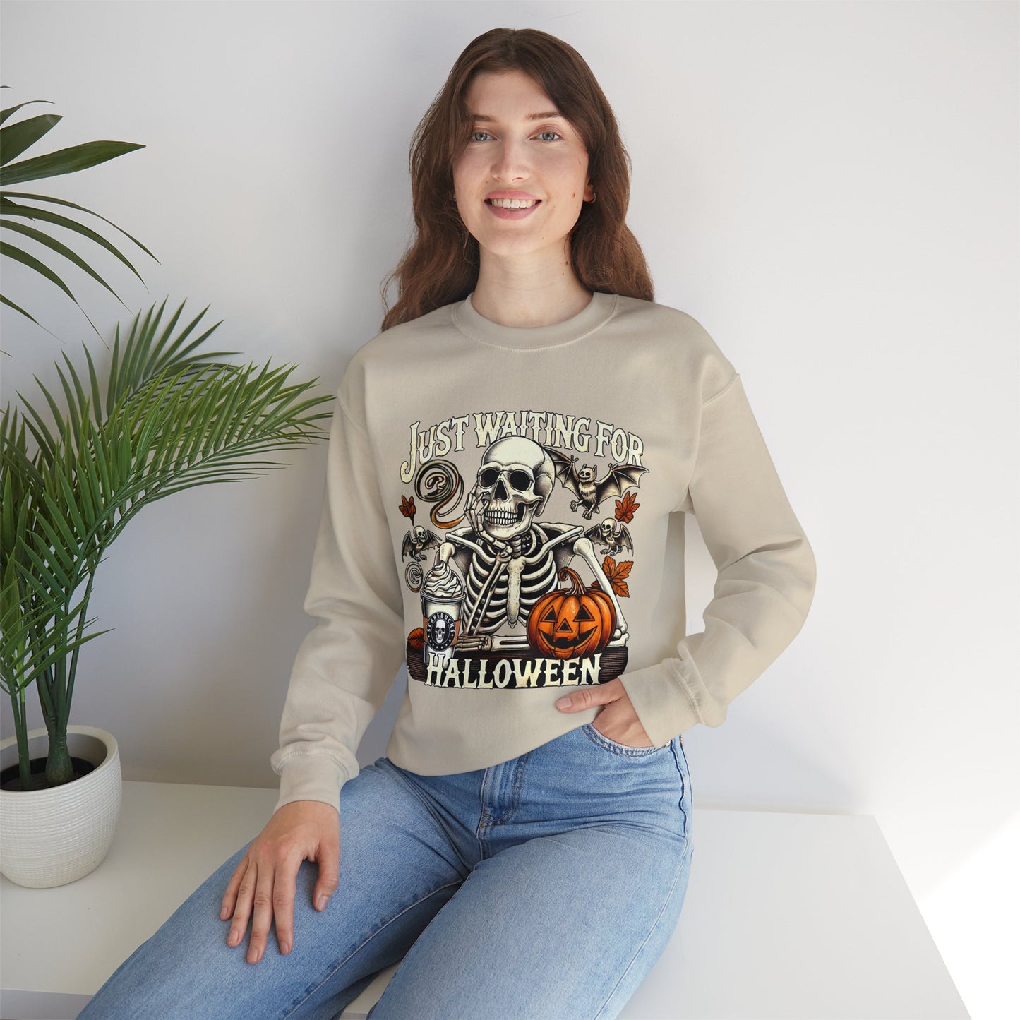 I'm Just Waiting for Halloween Sweatshirt