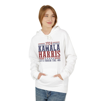 Kamala Harris Let's Finish the Job Unisex Midweight Softstyle  Hoodie