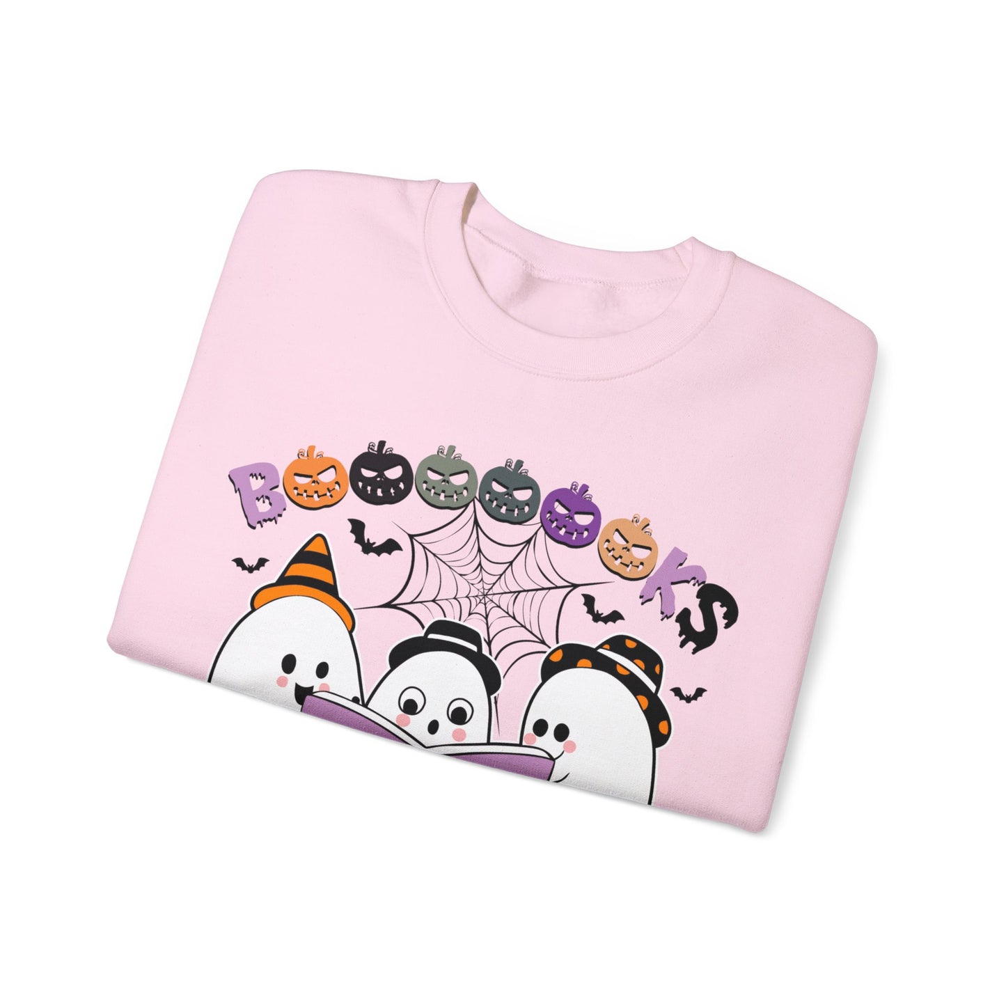 Cute Ghosts Reading Books Sweatshirt