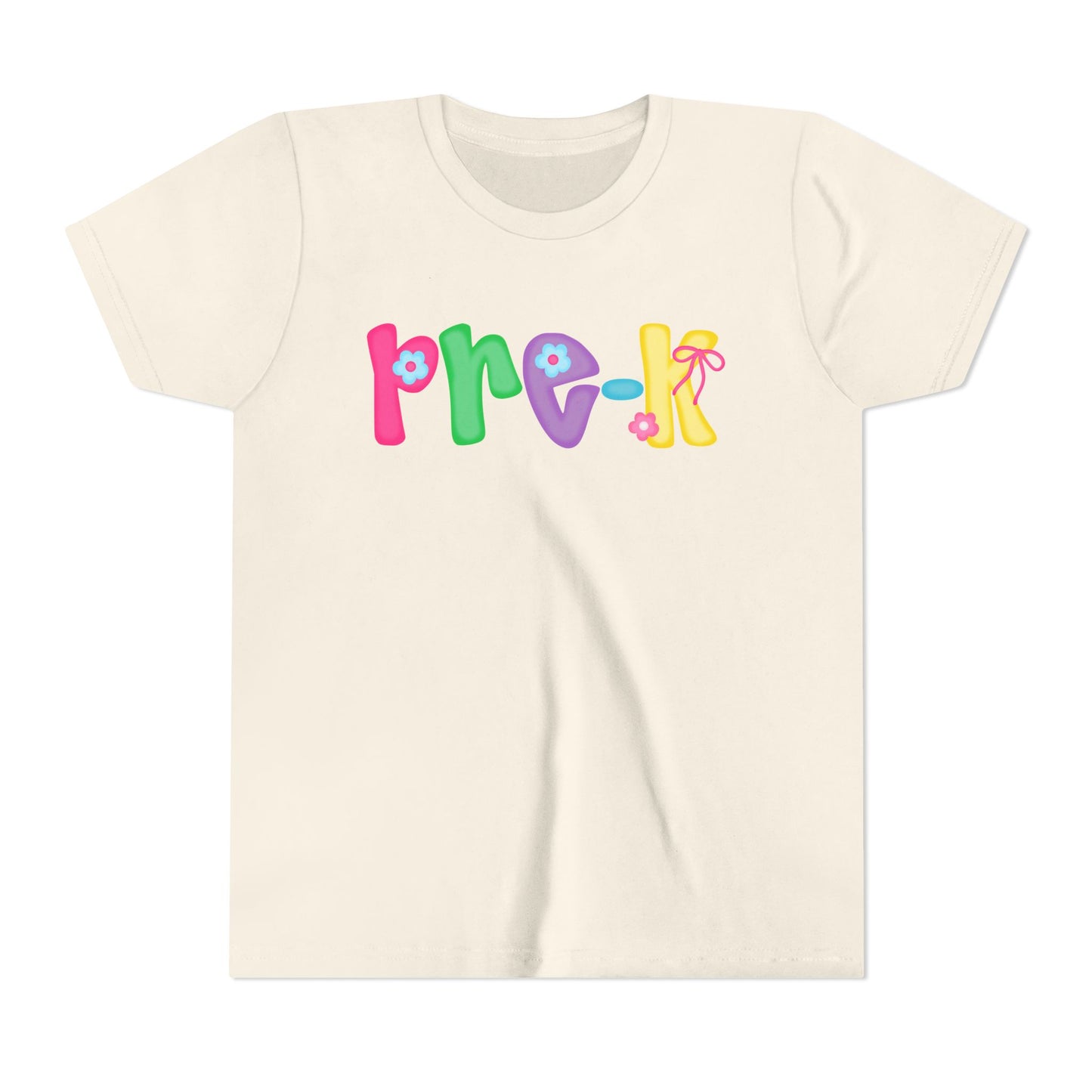 Colorful Pre-K Youth Back to School Tee