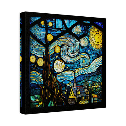 Van Gogh Starry Night Wall Art Matte Canvas