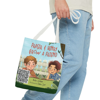 Fraser & Henry Grow a Friend Book Illustration Tote Bag