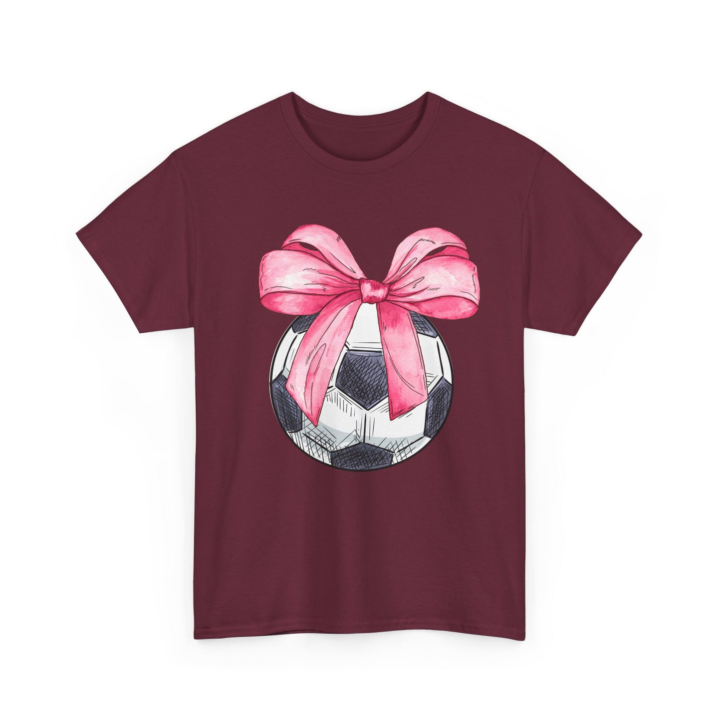 Soccer Coquette Unisex Heavy Cotton Tee