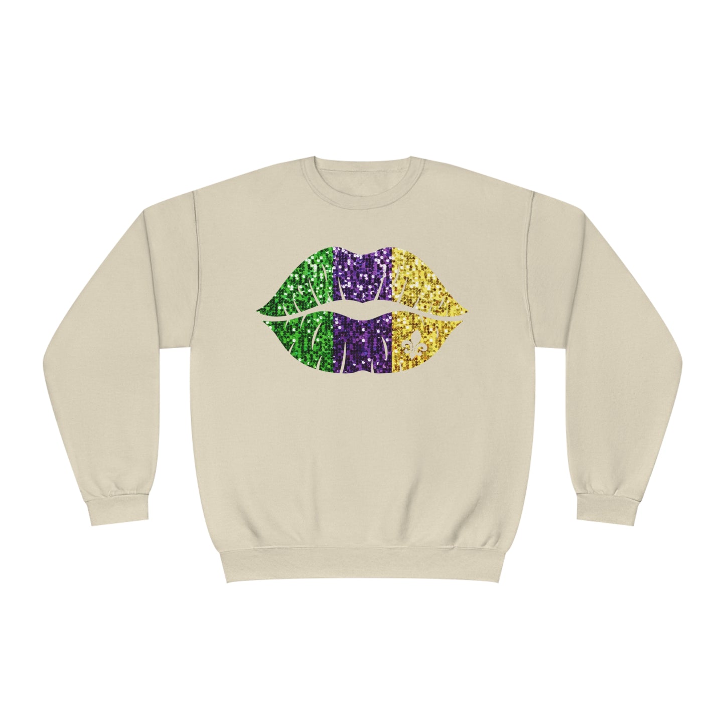 Mardi Gras Lips Sweatshirt