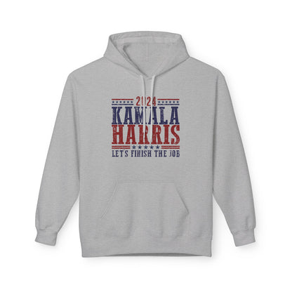 Kamala Harris Let's Finish the Job Unisex Midweight Softstyle  Hoodie