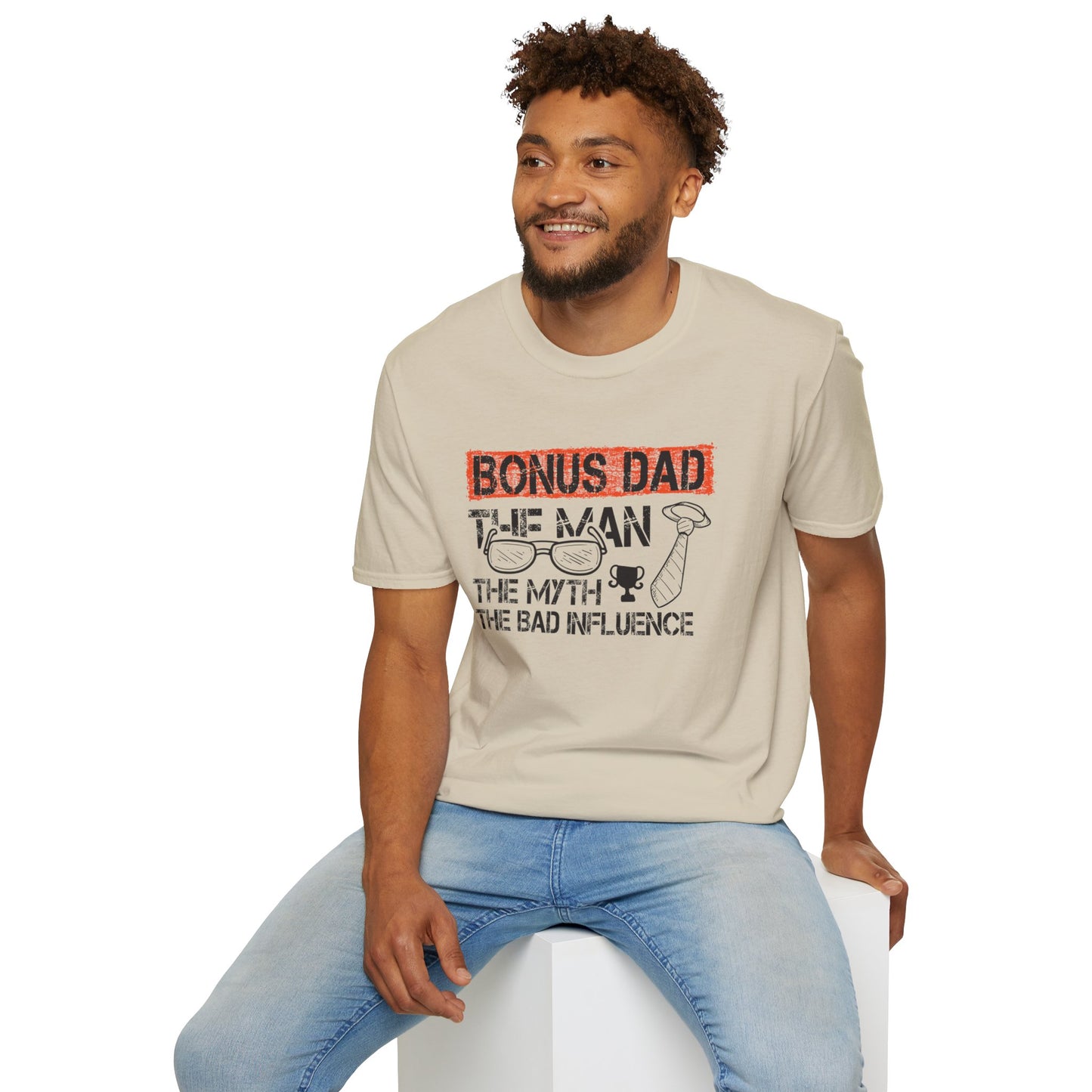 Funny Bonus Dad Soft T-Shirt