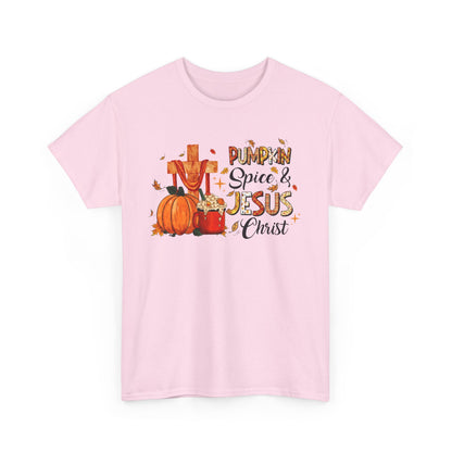 Pumpkin Spice and Jesus Christ Fall T-Shirt