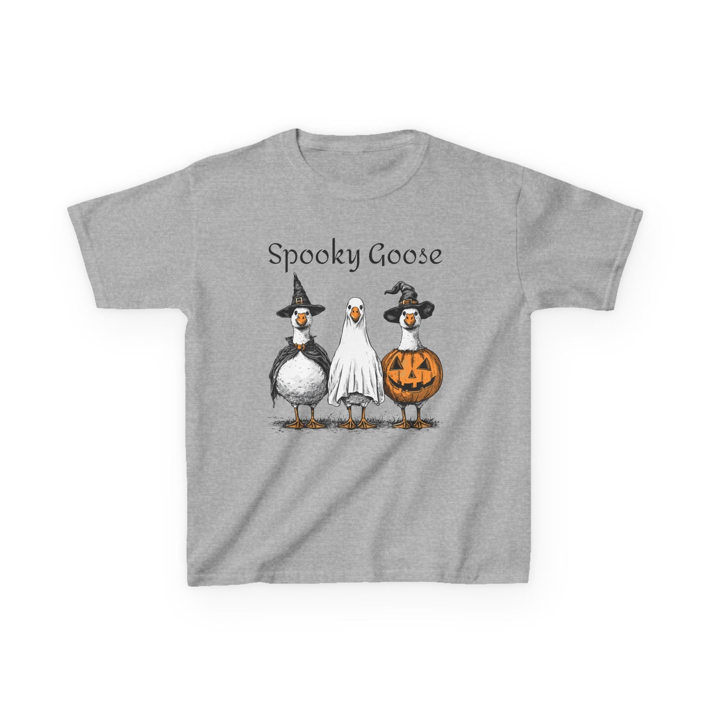 Spooky Goose Kids Halloween T-Shirt
