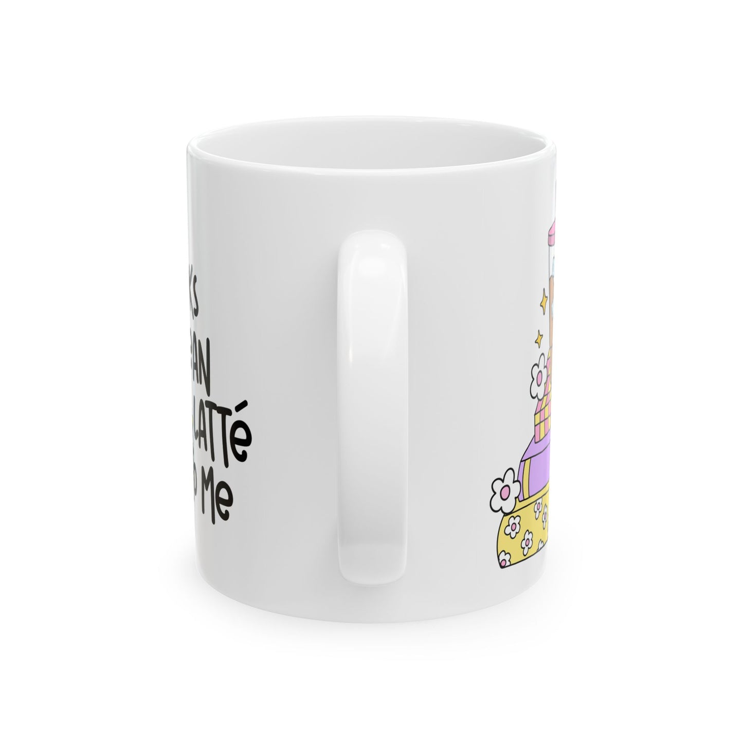Books Mean a Latte To Me Ceramic Mug