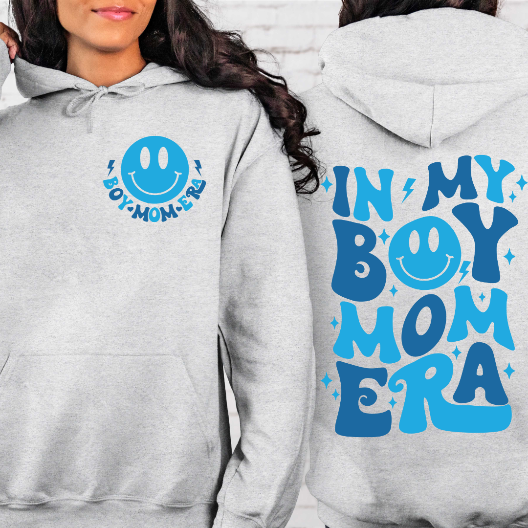 In My Boy Mom Era Hoodie