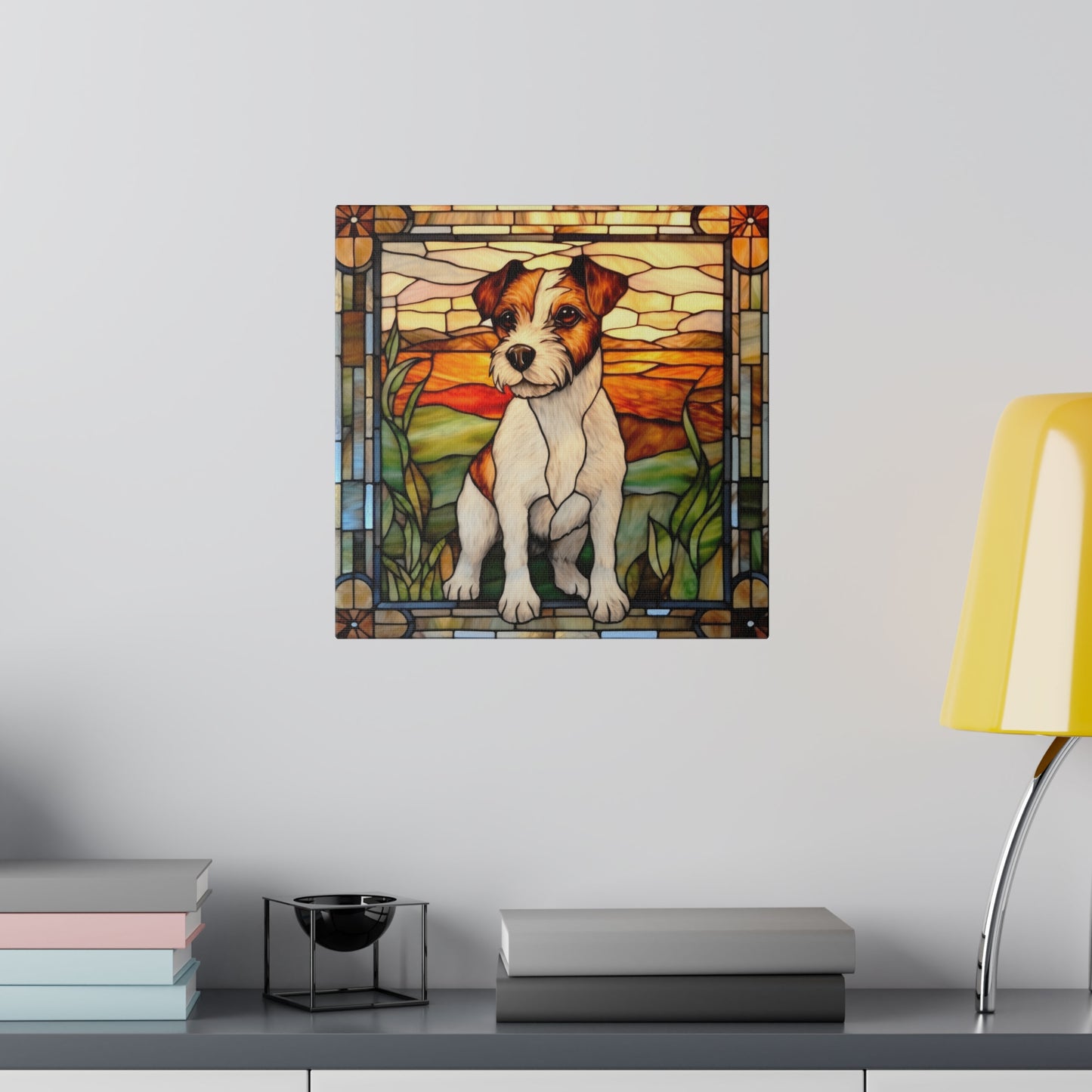 Jack Russell Wall Art Matte Canvas