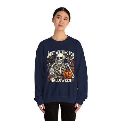 I'm Just Waiting for Halloween Sweatshirt