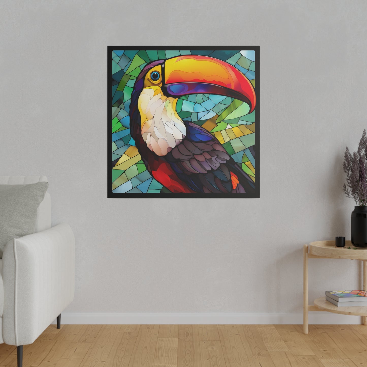 Toucan Wall Art Matte Canvas