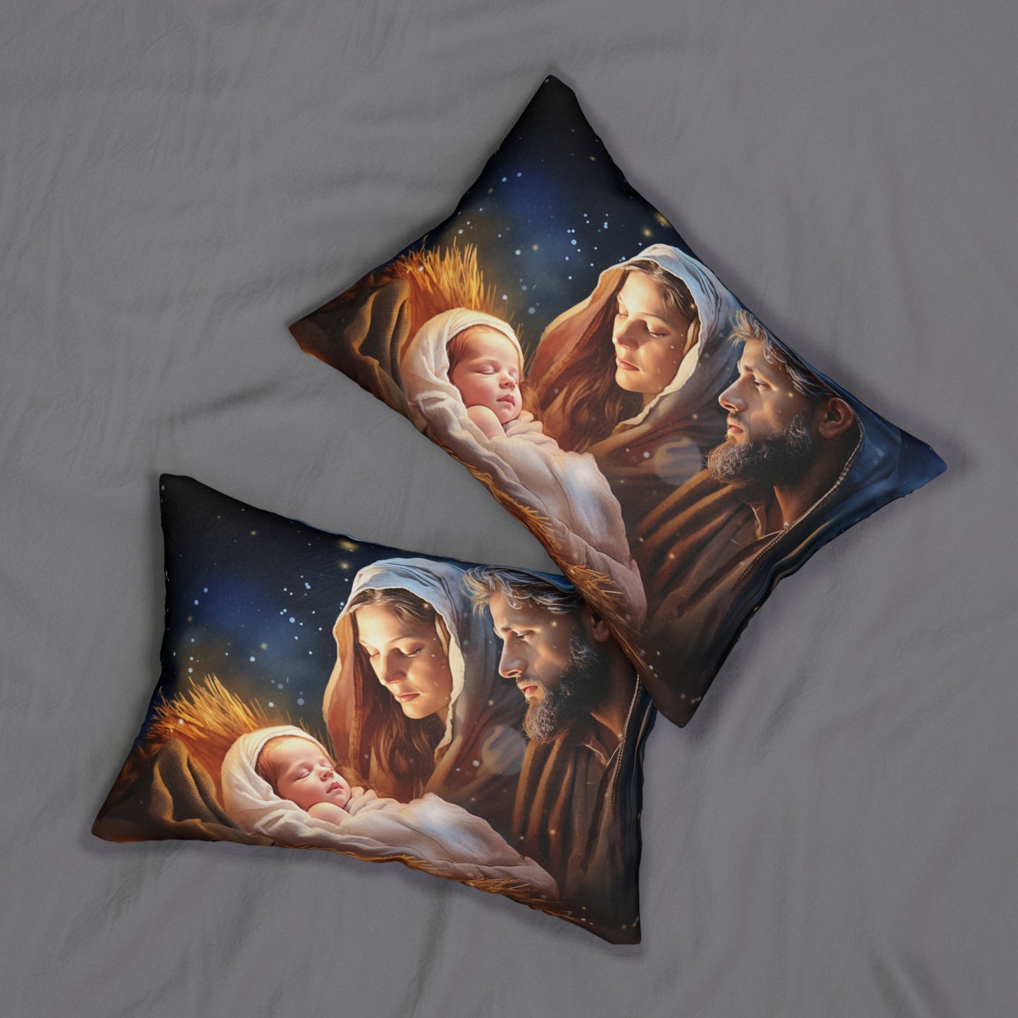 Baby Jesus Lumbar Pillow