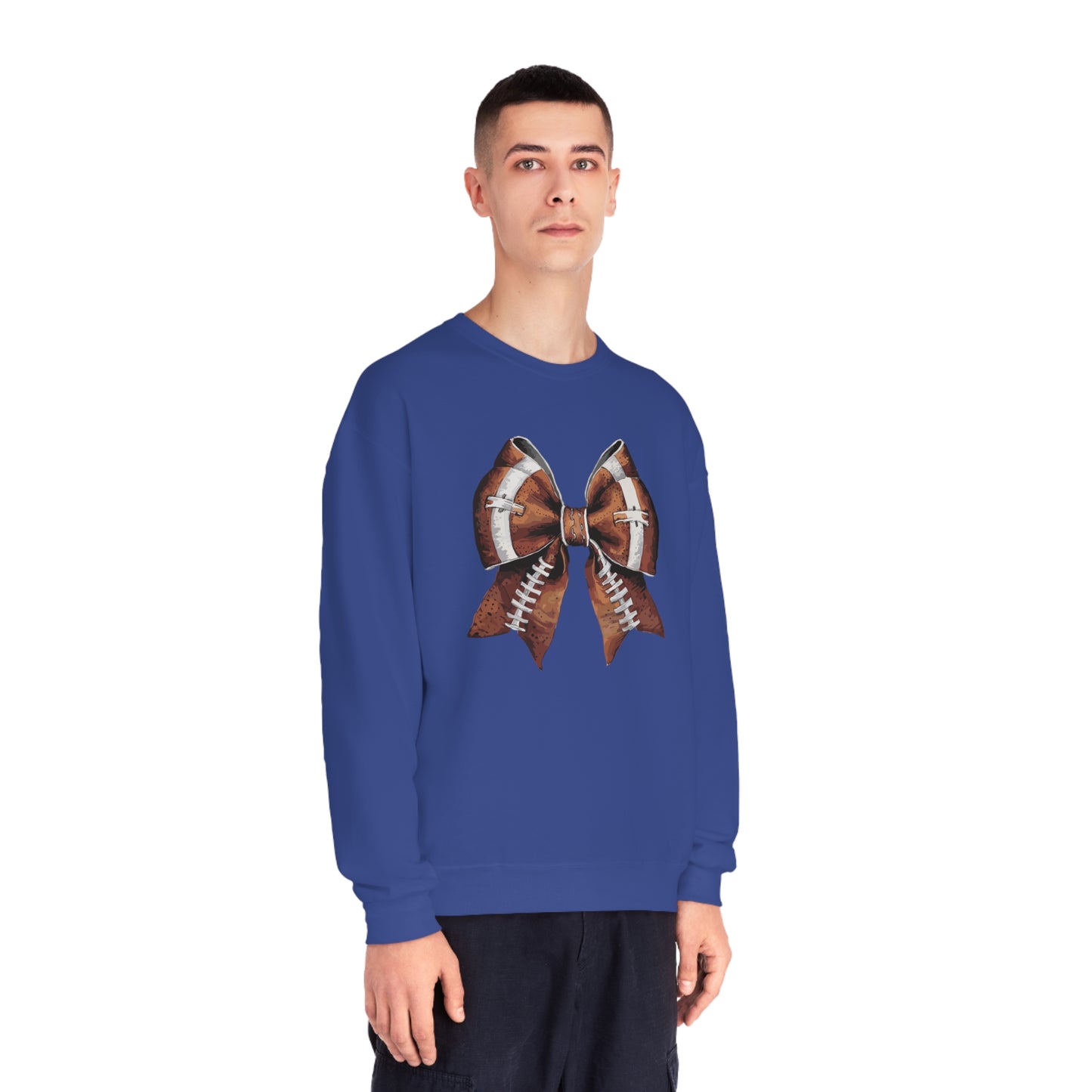 Coquette Football Bow Sweatshirt