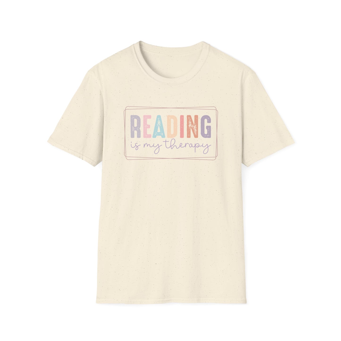 Reading is My Therapy Unisex Softstyle T-Shirt