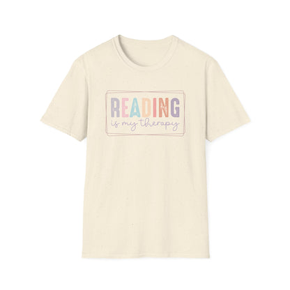 Reading is My Therapy Unisex Softstyle T-Shirt
