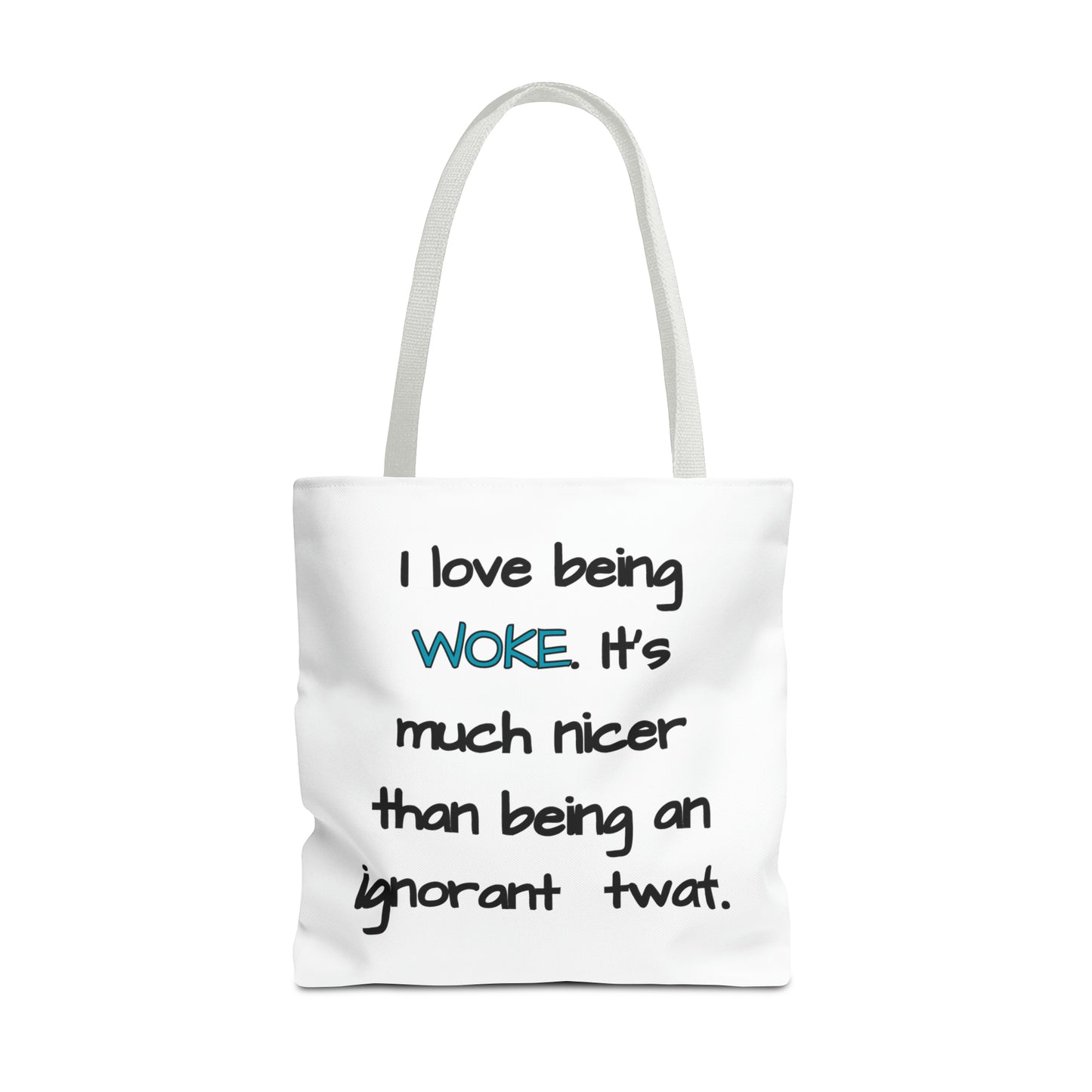 I Love Being Woke Tote Bag (AOP)