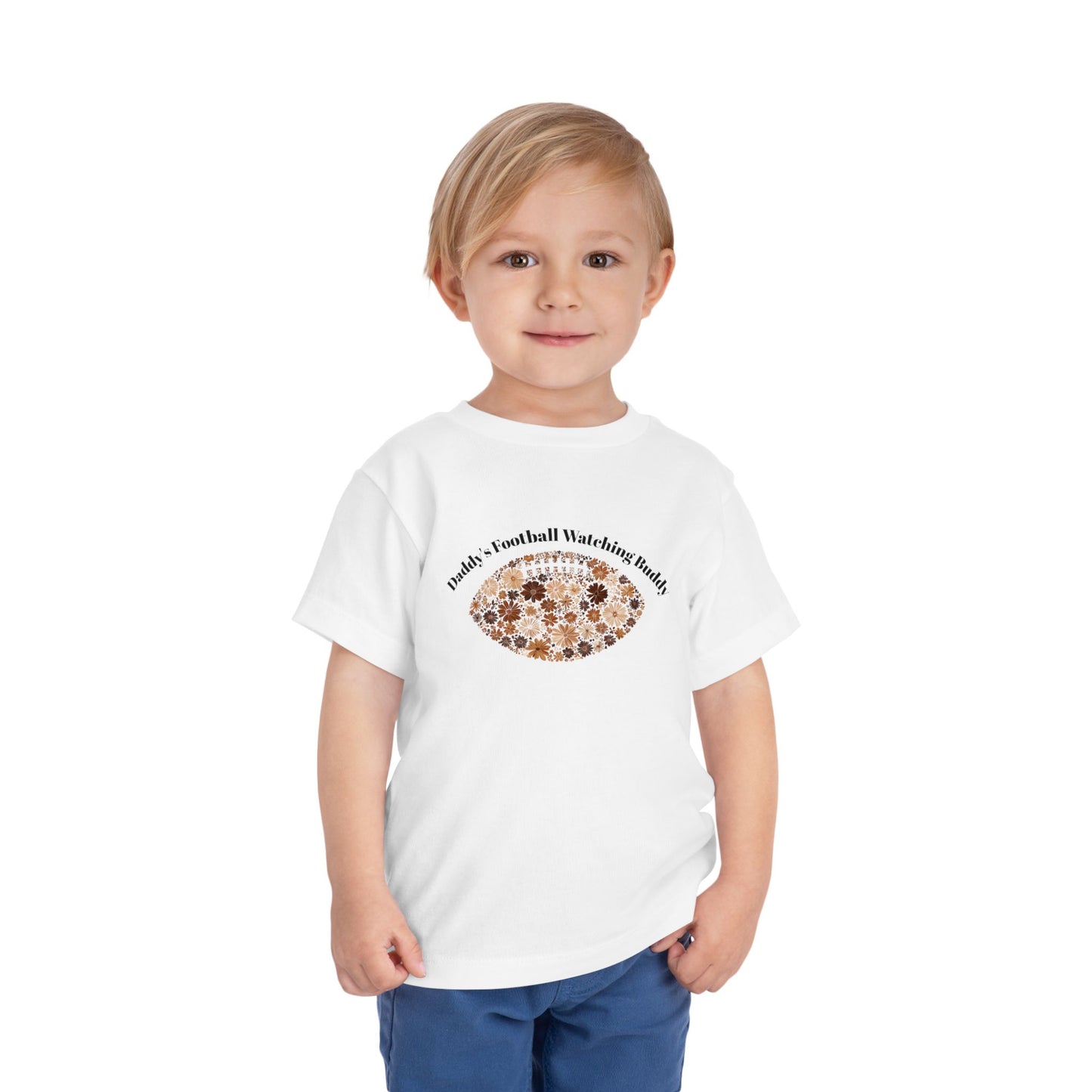 Daddy's Football Watching Buddy Toddler Tee