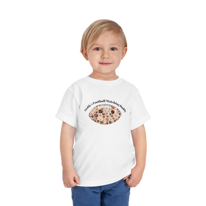 Daddy's Football Watching Buddy Toddler Tee