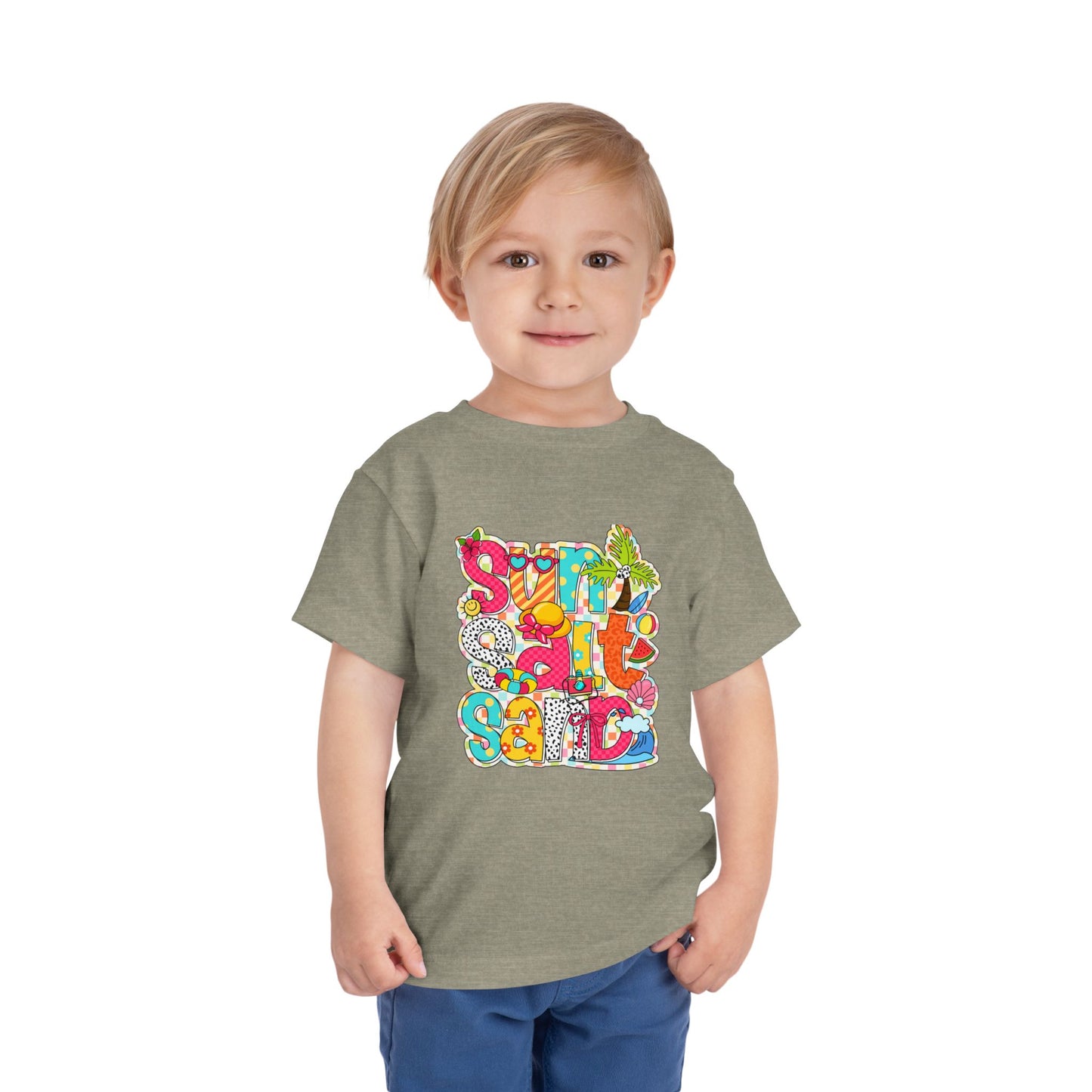 Sun, Salt, Sand Toddler Short Sleeve Tee
