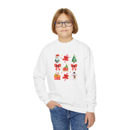 Coquotte Christmas Items Youth Crewneck Sweatshirt