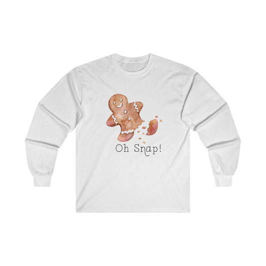 Oh Snap Gingerbread Man Long Sleeve T-Shirt