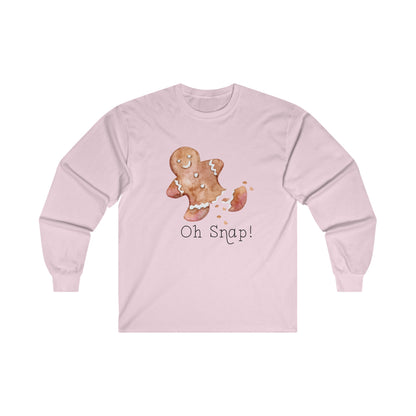 Oh Snap Gingerbread Man Long Sleeve T-Shirt