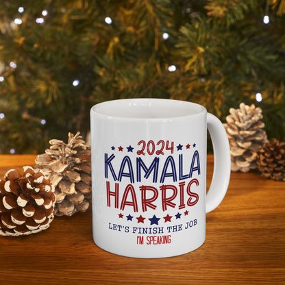 Kamala Harris Ceramic Mug, (11oz, 15oz)