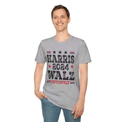 Harris Walz Obviously Unisex Softstyle T-Shirt