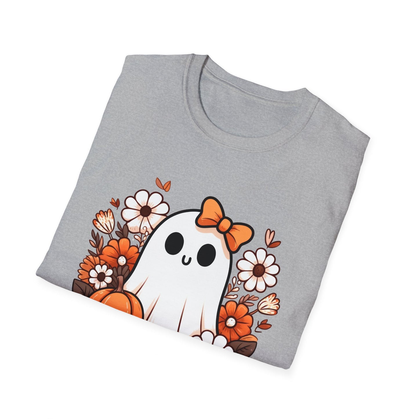 Cute Ghost Fall Adult T-Shirt