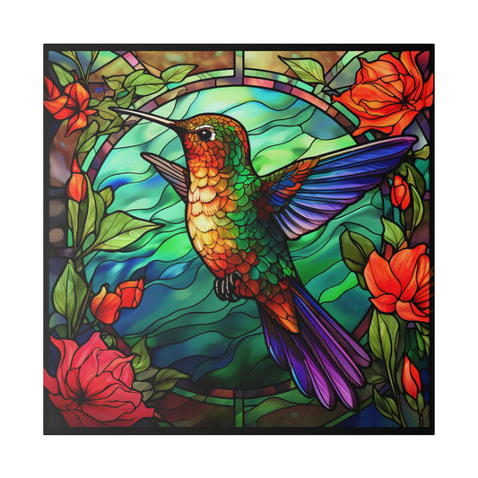 Hummingbird Wall Art Matte Canvas