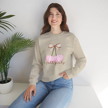 A Coquette Fall Girly Sweatshirt