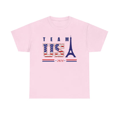 Team USA 2024 Paris Olympics Unisex Heavy Cotton Tee