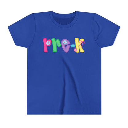Colorful Pre-K Youth Back to School Tee