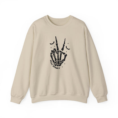 Skeleton Peace Halloween Sweatshirt