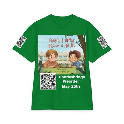 Charlesbridge “Raise a Reader, Grow a Reader” QR Code T-Shirt