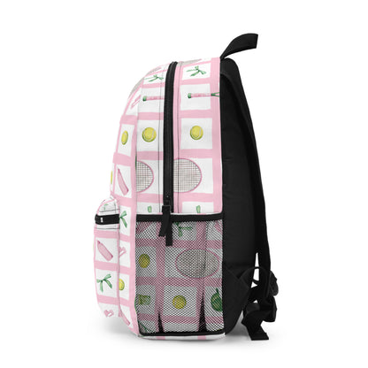 Trendy Tennis-themed Sports Backpack