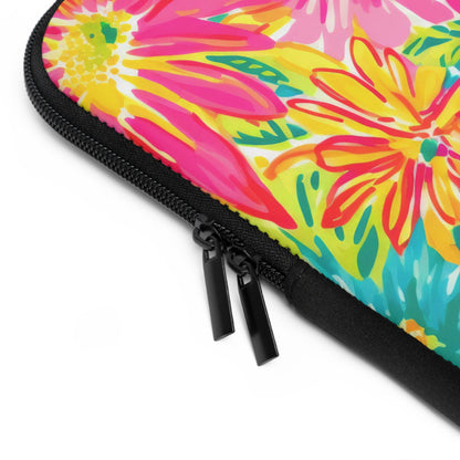 Bright Floral Laptop Sleeve