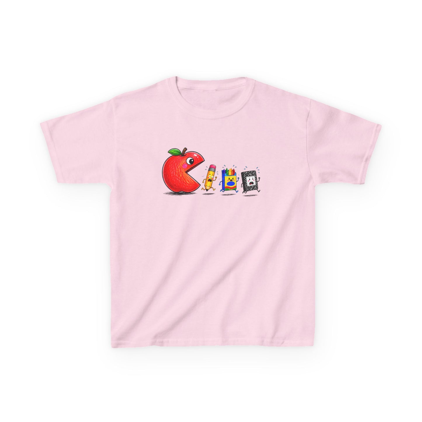 Kids Pac Man Back to School Tee